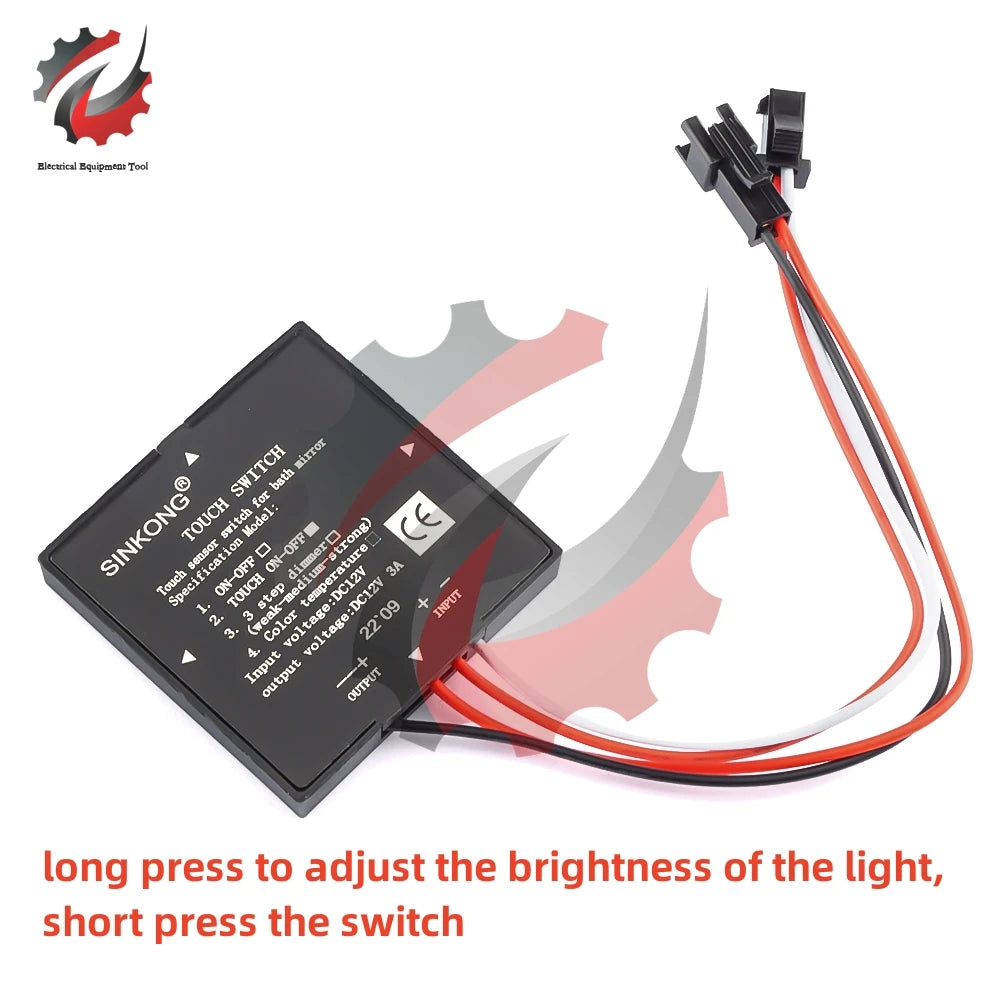 Dc 5-12v Bathroom Mirror Switch Led Inductive Dimming