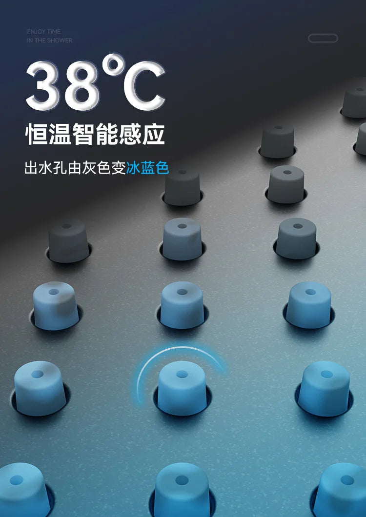 Applicable To Thermostatic Digital Display Rack Shower Designed
