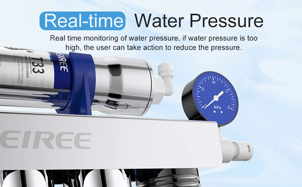 Eiree Upgrade Stage Water Purifier Stainless Steel