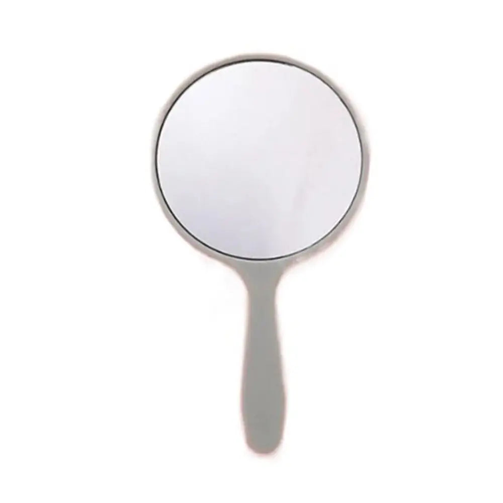 Diy Makeup Mirror Cute Handle Small Round Handheld