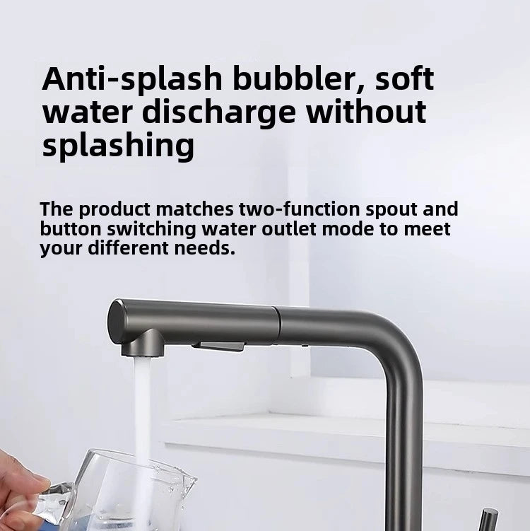 Cold Touch On Faucets Stainless Steel Pull Out