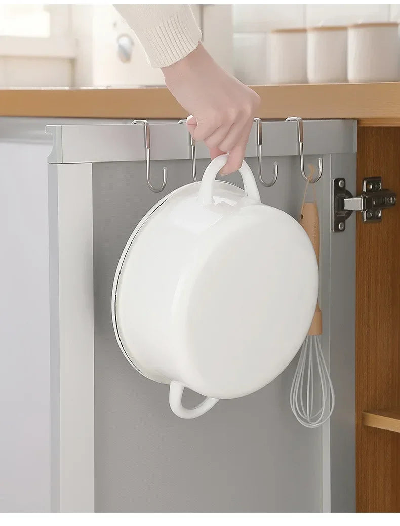Stainless Steel Hook Double S-Shape Hook Punching Bathroom