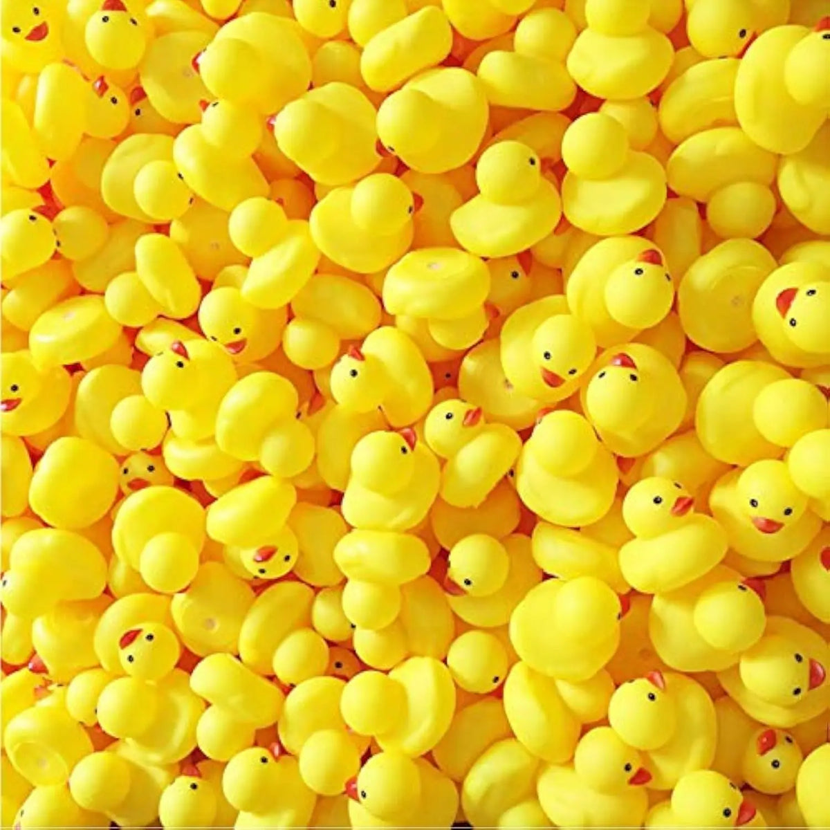 50/100/150pcs Mini Rubber Ducks Bulk Tiny Baby Shower