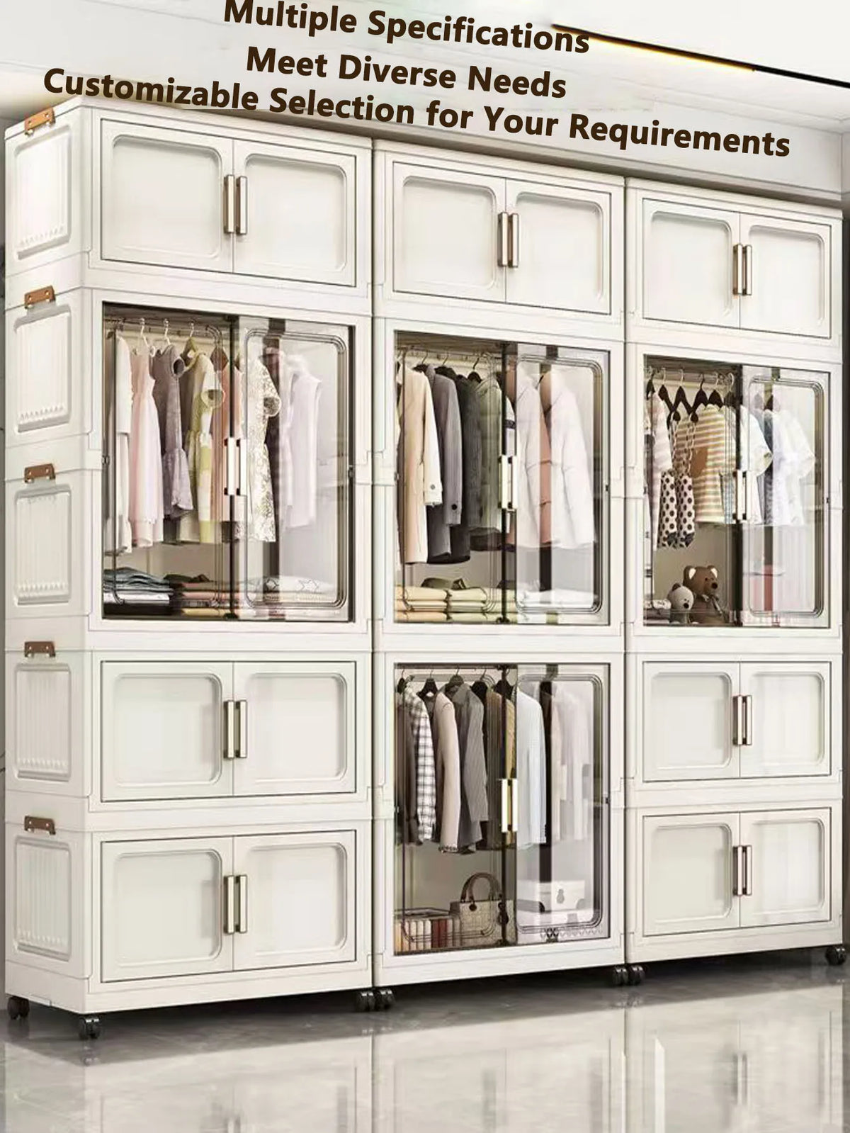 Multi-Functional Folding Storage Cabinet Office Bathroom