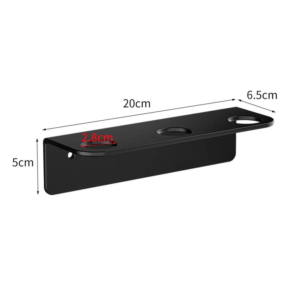1pc Wall Mounted Stainless Steel Soap Dispenser Holder