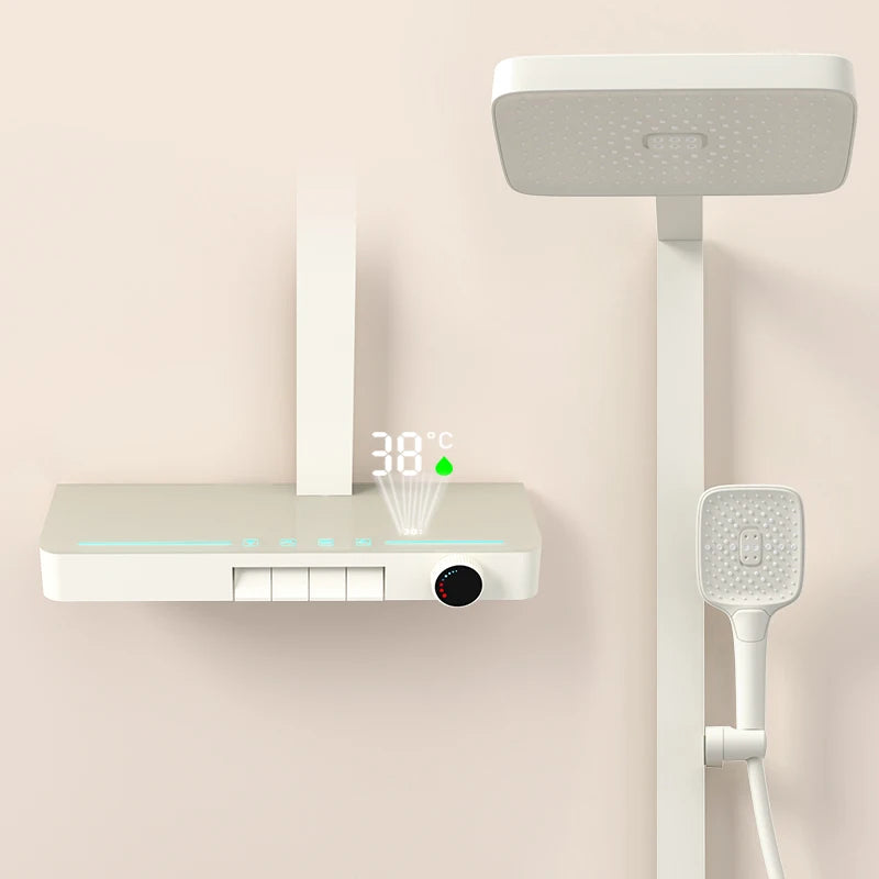 Chrome Piano Digital Bathroom Shower Cold Digital Bathroom