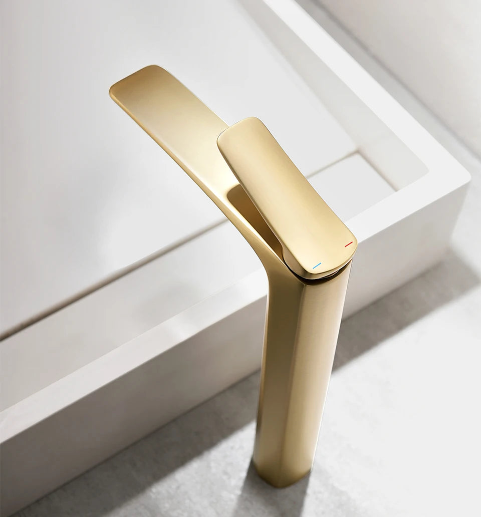Vgx Luxury Gold Bathroom Faucets High Basin Mixer