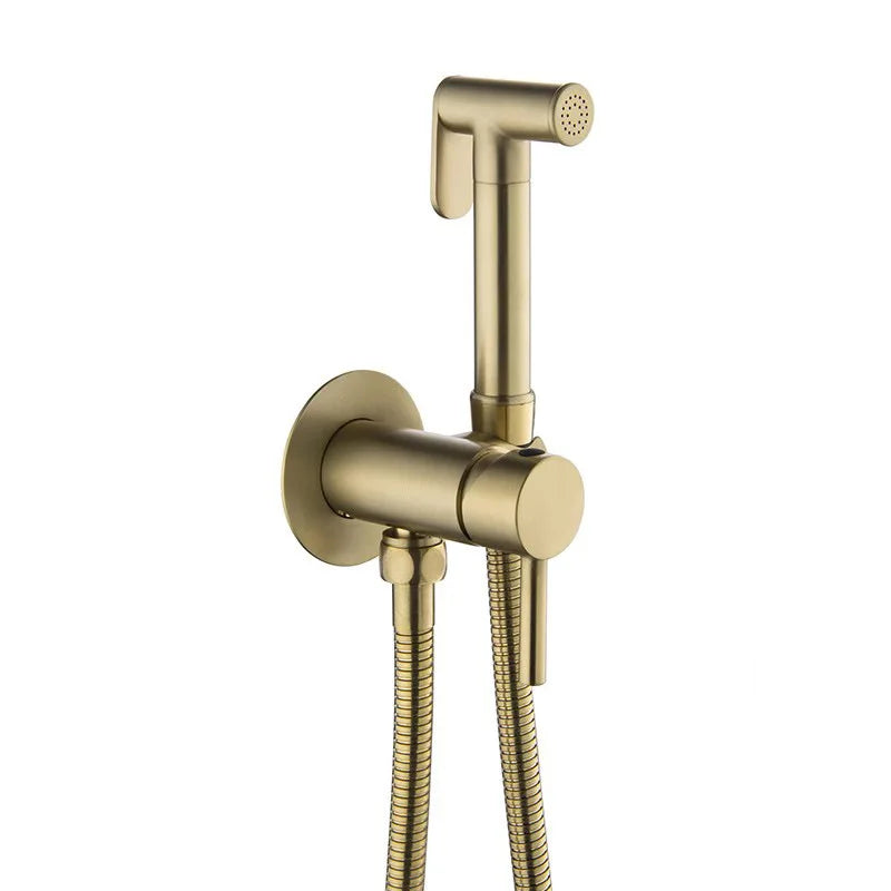 Wall Mounted Bidet Sprayer Faucet Bathroom Cold Water