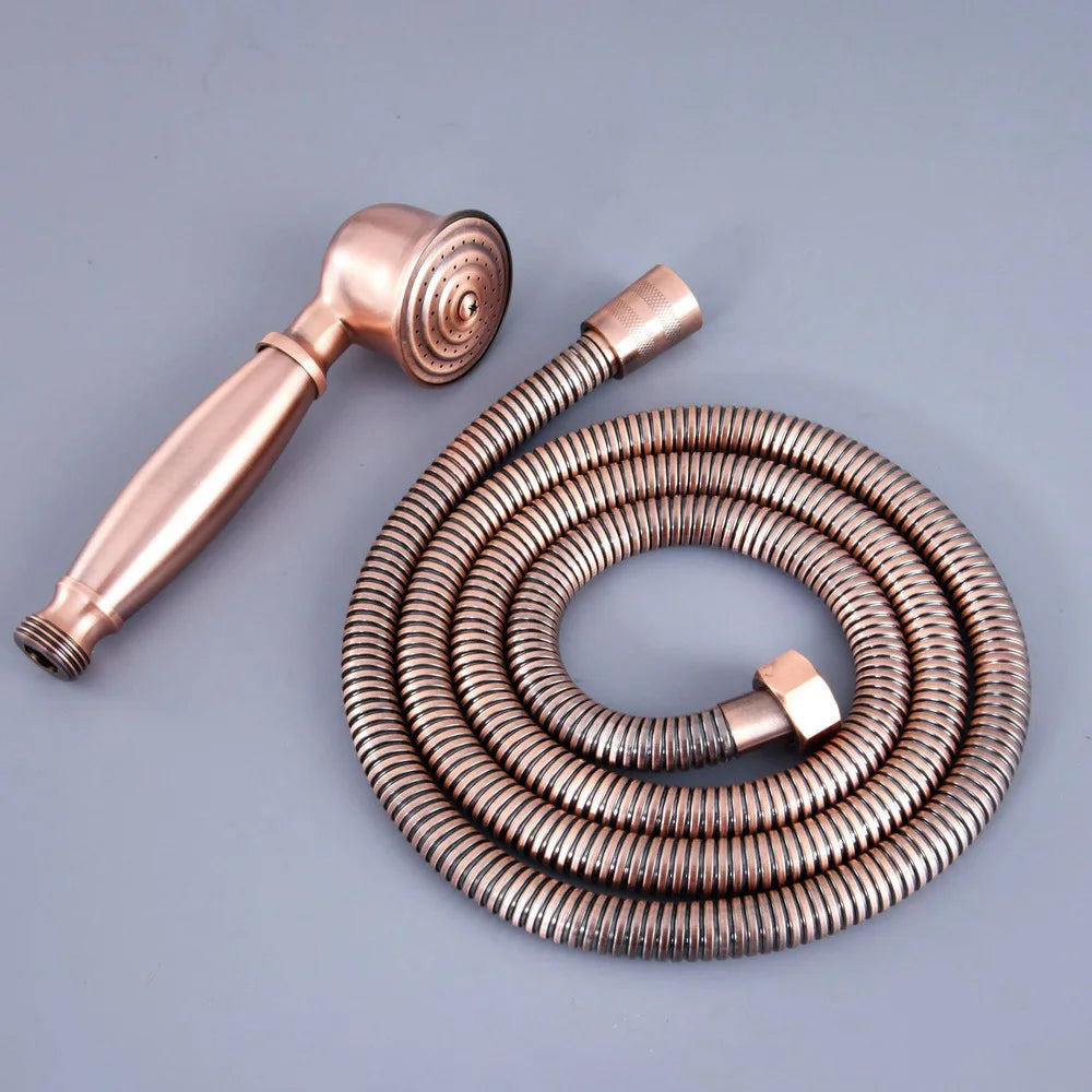 Red Copper Antique Telephone Hand Held Shower Head