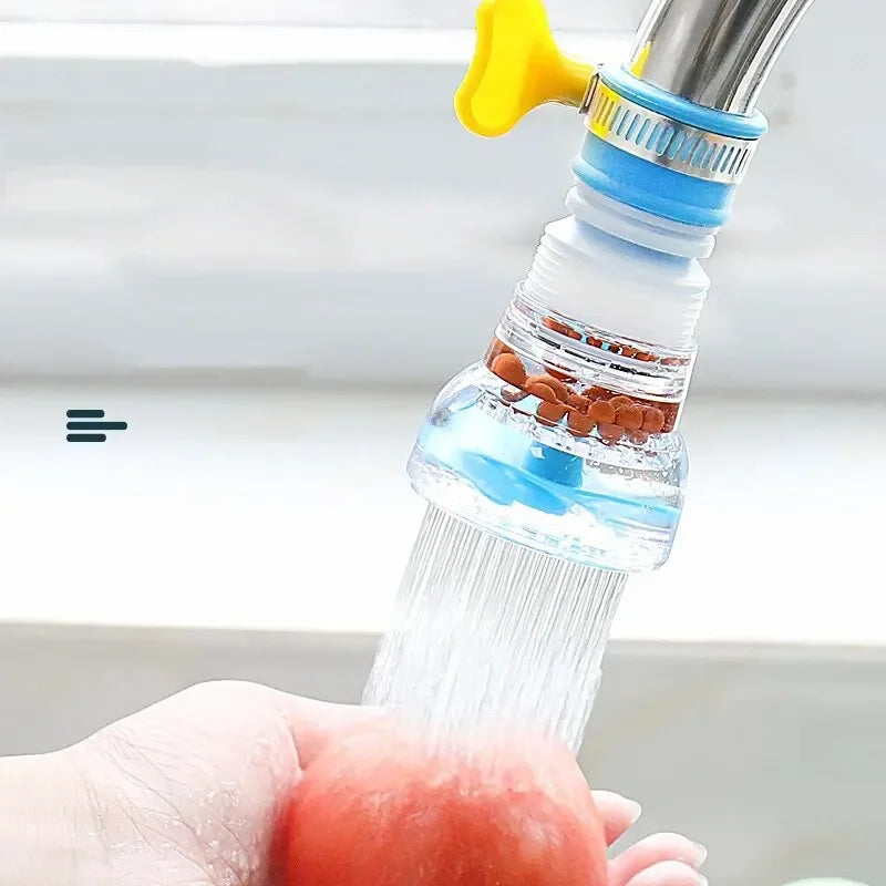 Anti-Splashing Faucet Can Rotate Extend Filter Universal Water