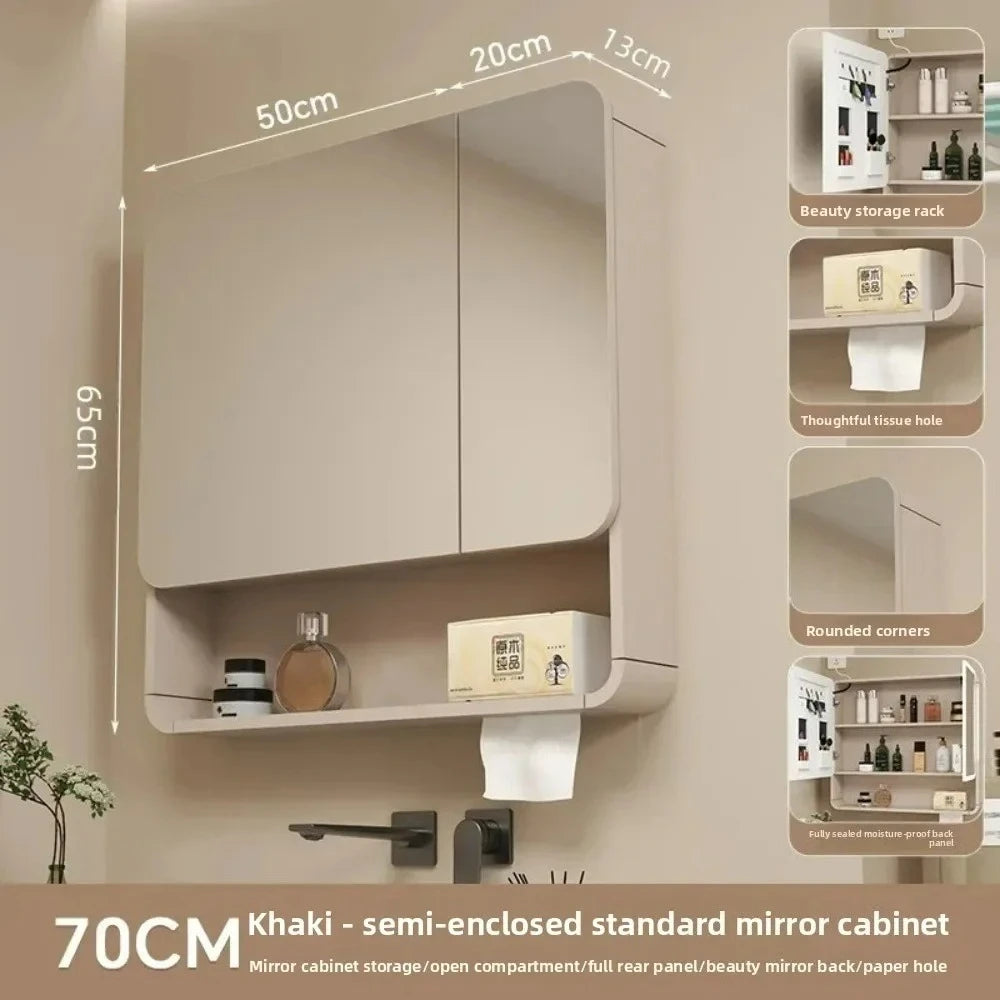 Led Bathroom Mirror Cabinet Anti Fog Wall Mounted