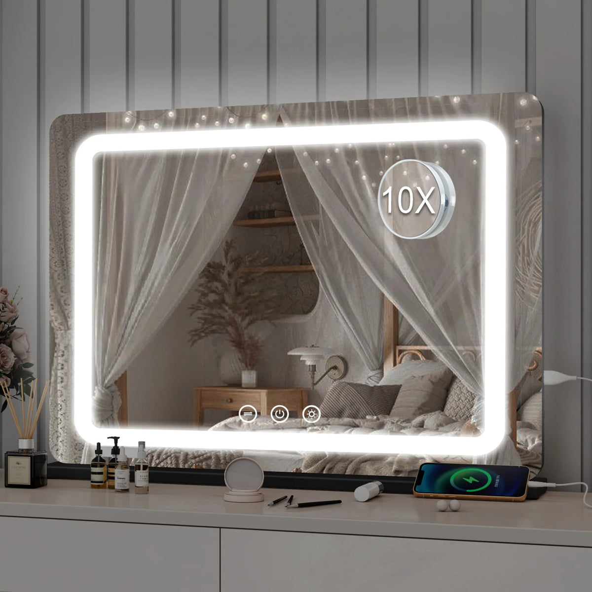 Extra Large Hollywood Vanity Mirror Led Lights Color