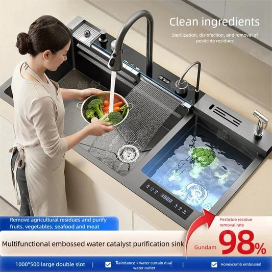 304 Stainless Steel Sink Water Catalyst Purify Ingredients