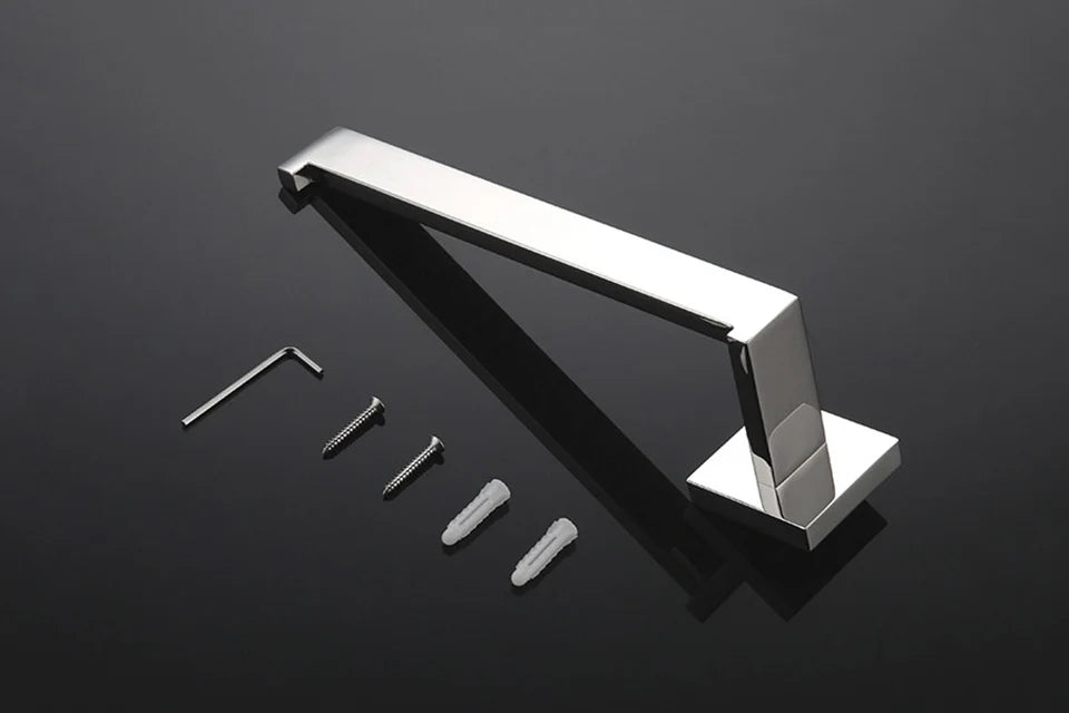 Stainless Steel Bathroom Hardware Mirror Chrome Polished Towel