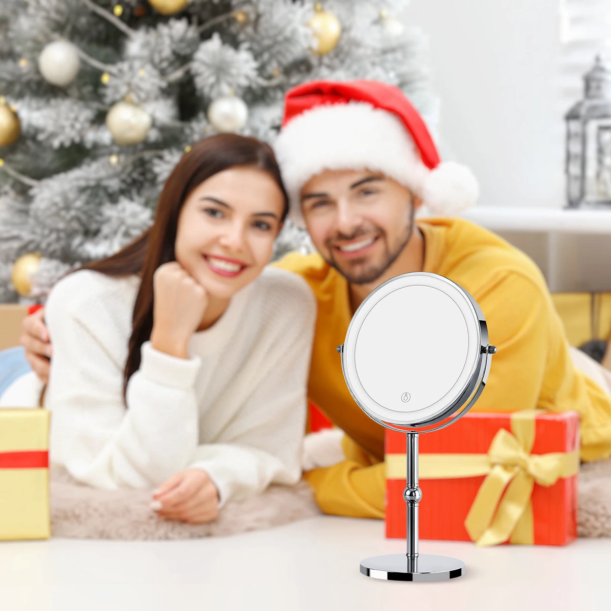 Touch Led Magnifying Makeup Mirror Double Sided 10x