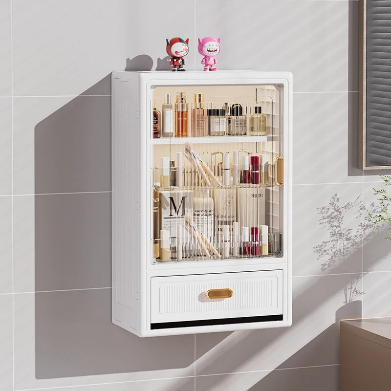 Aesthetic Wall Wine Bathroom Cabinet Perfume Small Modern