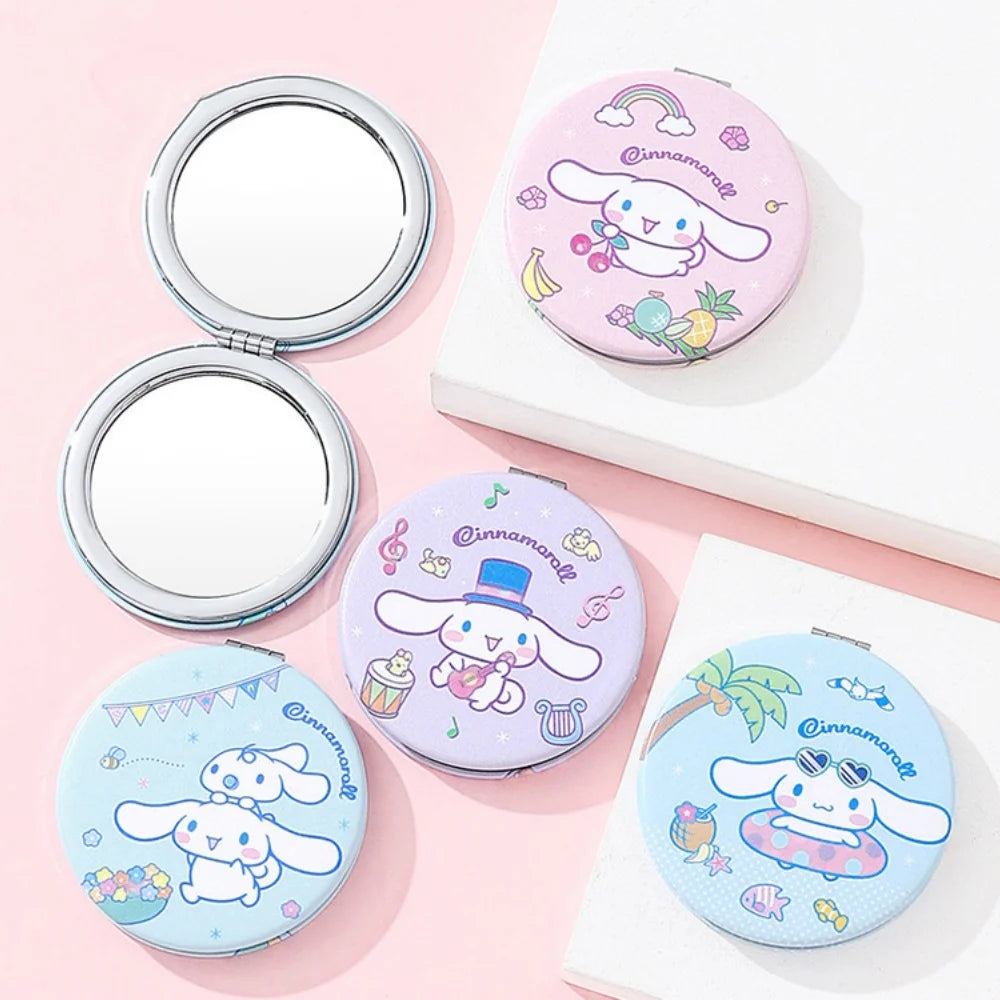 Genuine Hello Kitty Melody Folding Makeup Mirror Cartoon