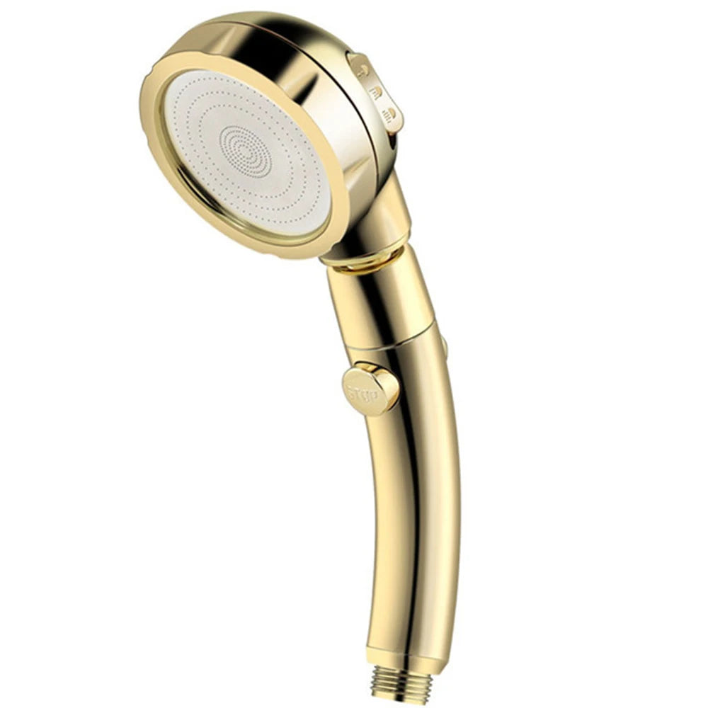 High Pressure Shower Head Hose Holder Gold Modes