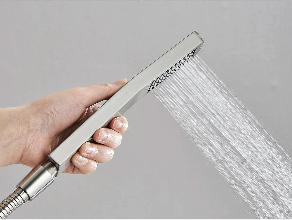 Poiqihy Golden Handshower Head 150cm Stainless Steel Shower