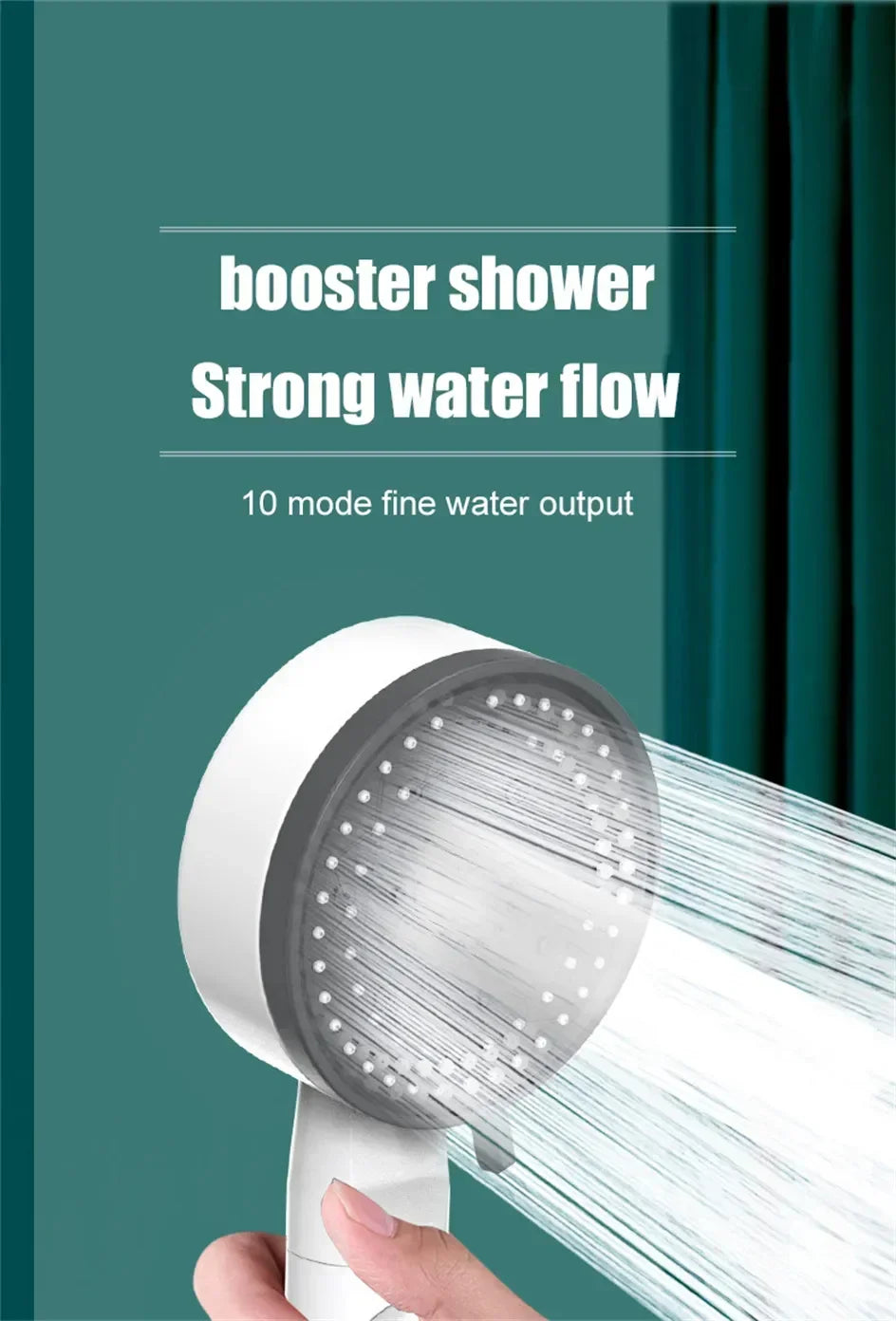 High Pressure Shower Head Handheld Bathroom Shower Filter