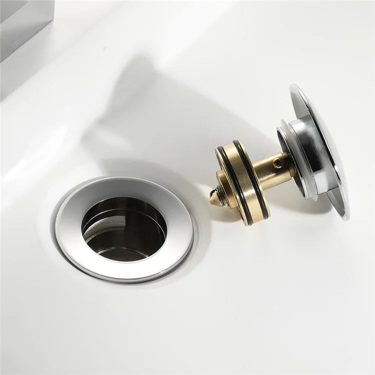 Drain Stoppe Gold Bathroom Basin Sink Pop-Up Drain