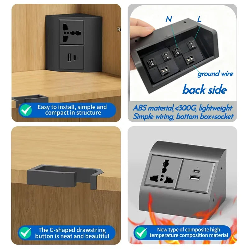Funaya Bathroom Mirror Cabinet Corner Socket Plug Laboratory