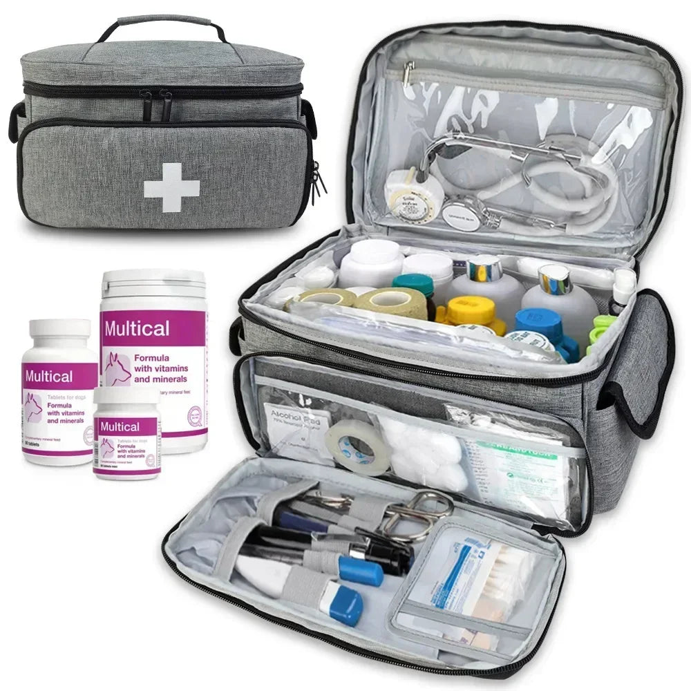 Travel First Aid Kit Bag Medical Carry Bag