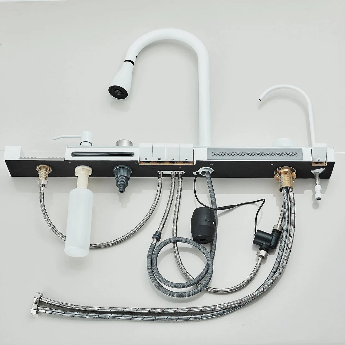 304 Stainless Steel Waterfall Sink Large Slot Integrated