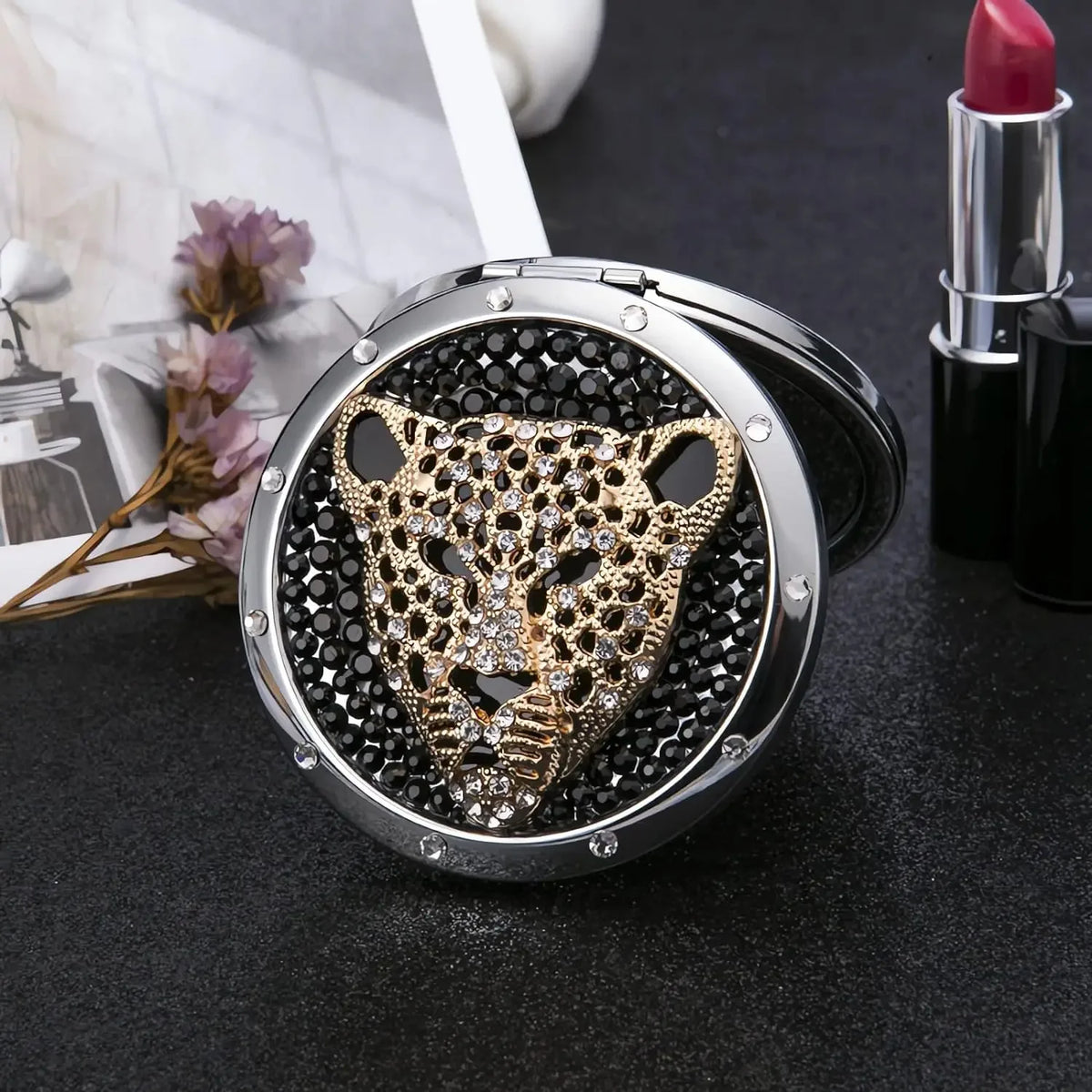 Compact Mirror 1x/2x Magnification Pocket Mirror Women 3inch