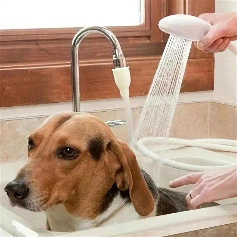 Rubber Hose Universal Sink Spray Extender Shower Head
