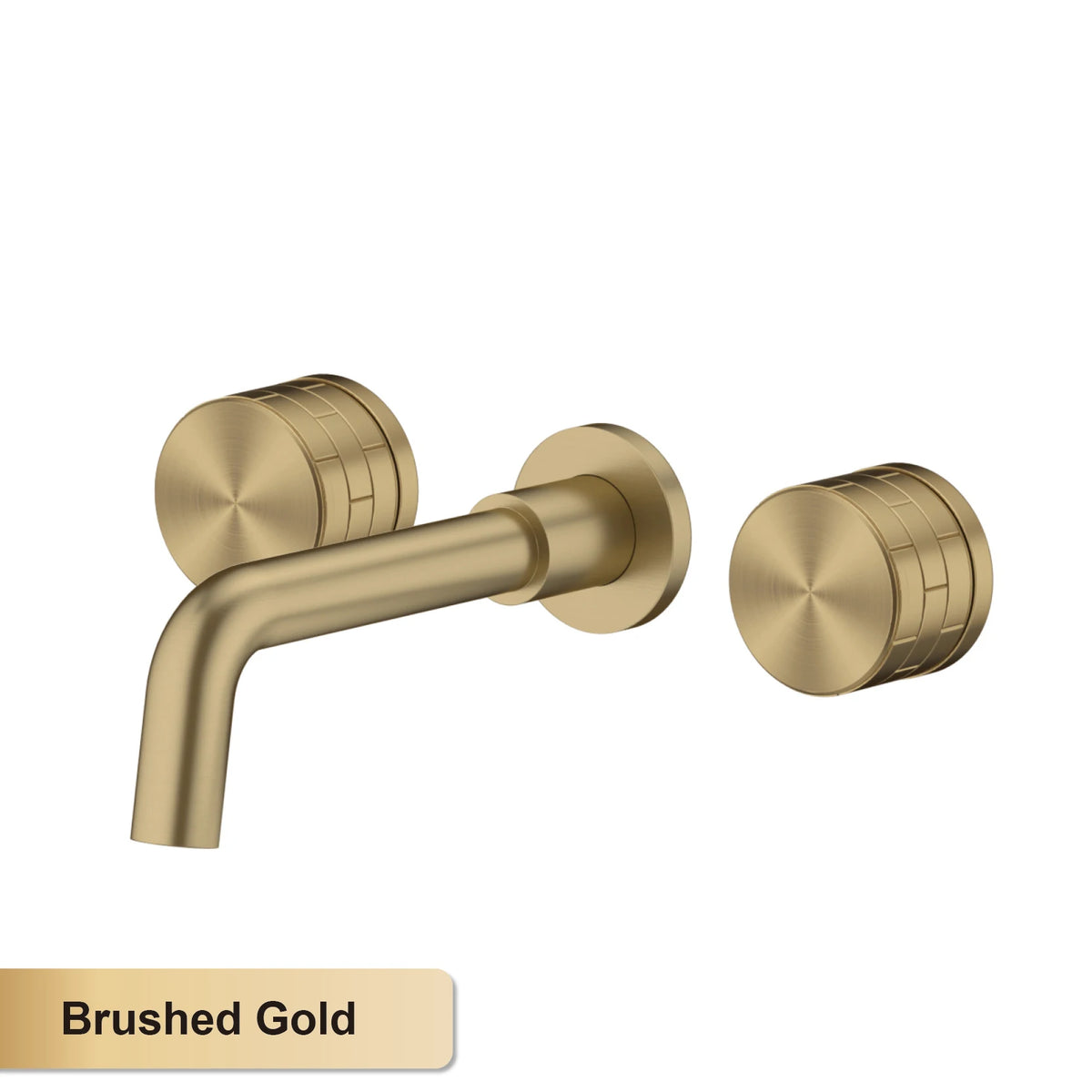 Luxury Black Bathroom Concealed Faucet Wall-Mounted Design Double