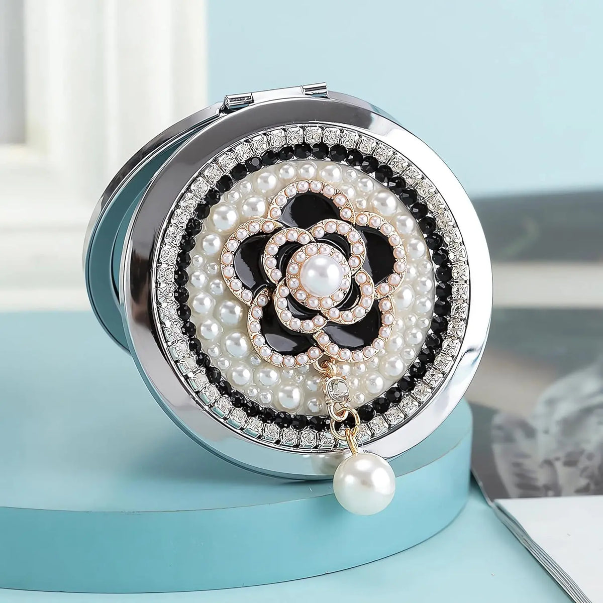 Compact Mirror 1x/2x Magnification Pocket Mirror Women 3inch