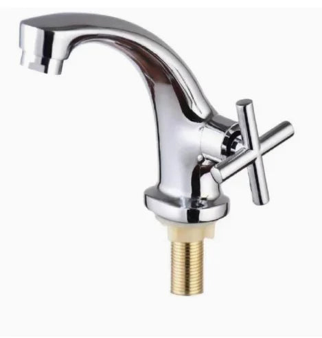 Handle Bathtub Faucet Cold Water Column Quick-Opening Tap