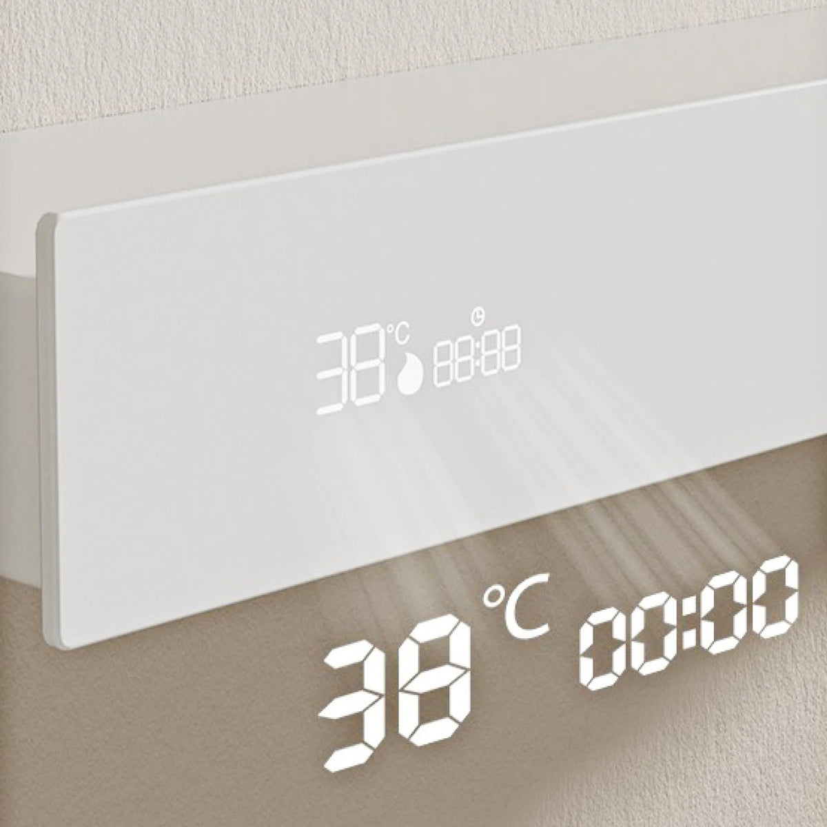 Luxury Ceiling Thermostatic Shower System Black Brass Function