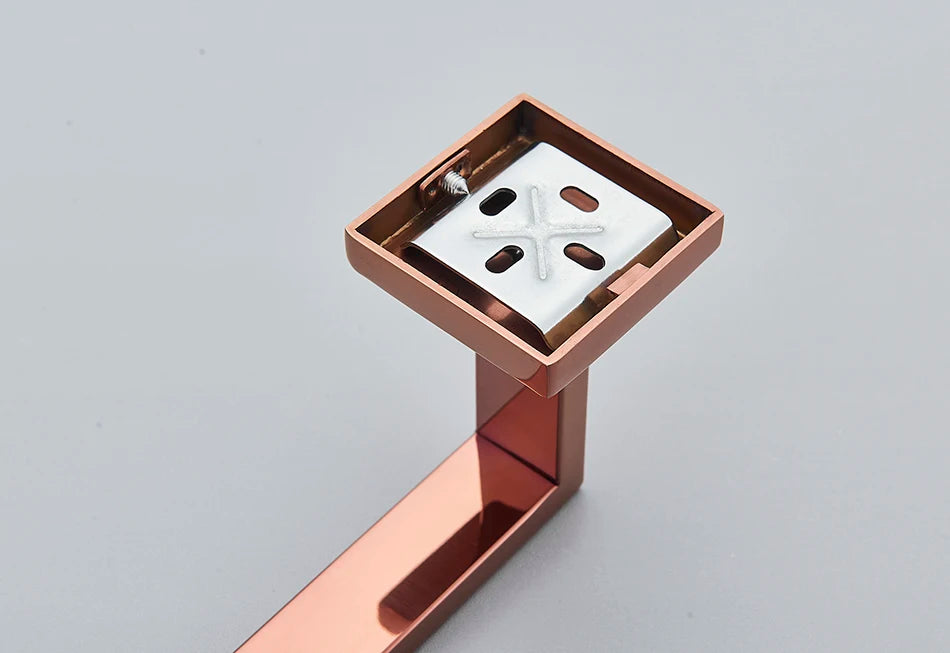 Bathroom Hardware Rose Gold Polish Shiny Bathrobe Hook