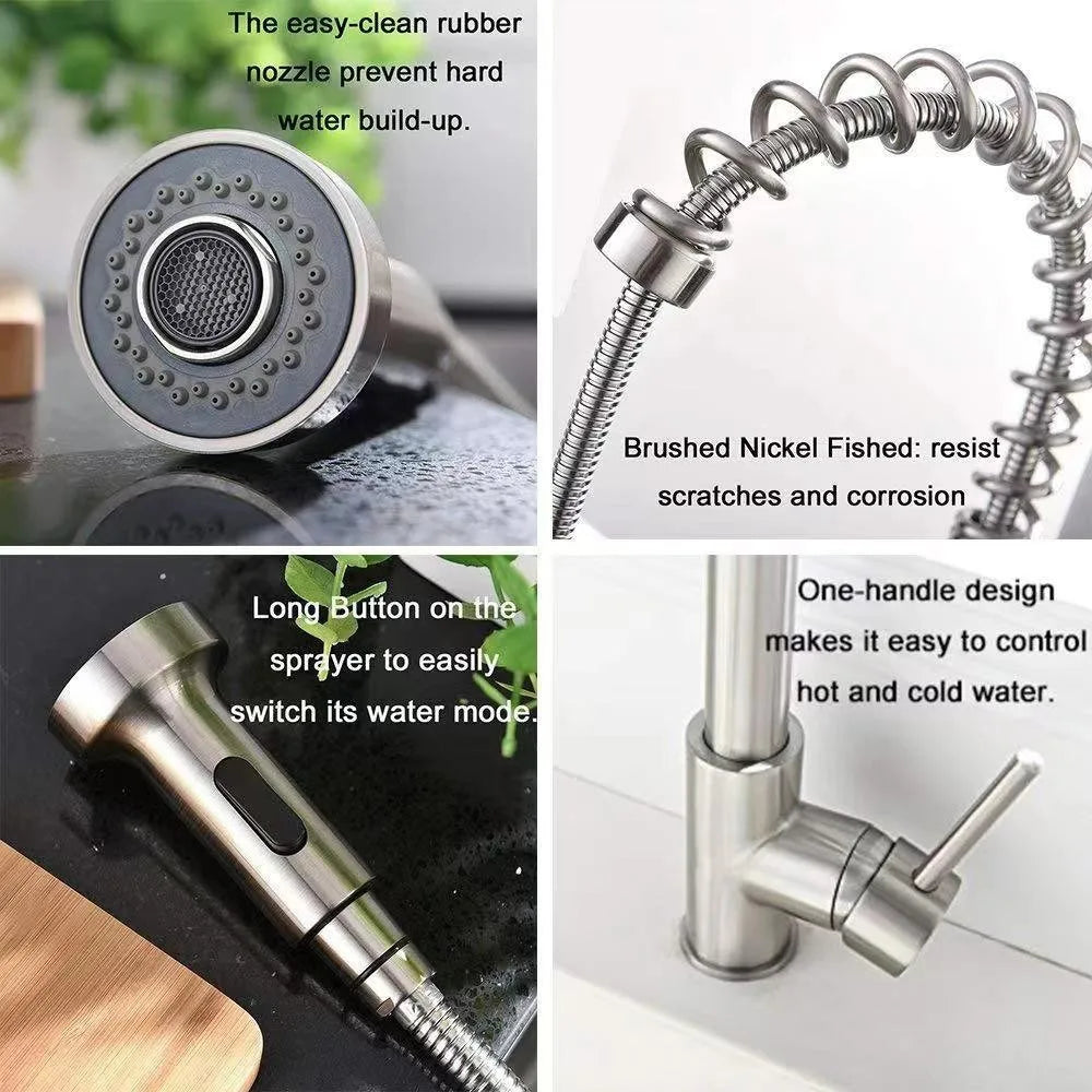 Gegve Smart Infrared Sensing Inductive Pull-Out Sink Faucet