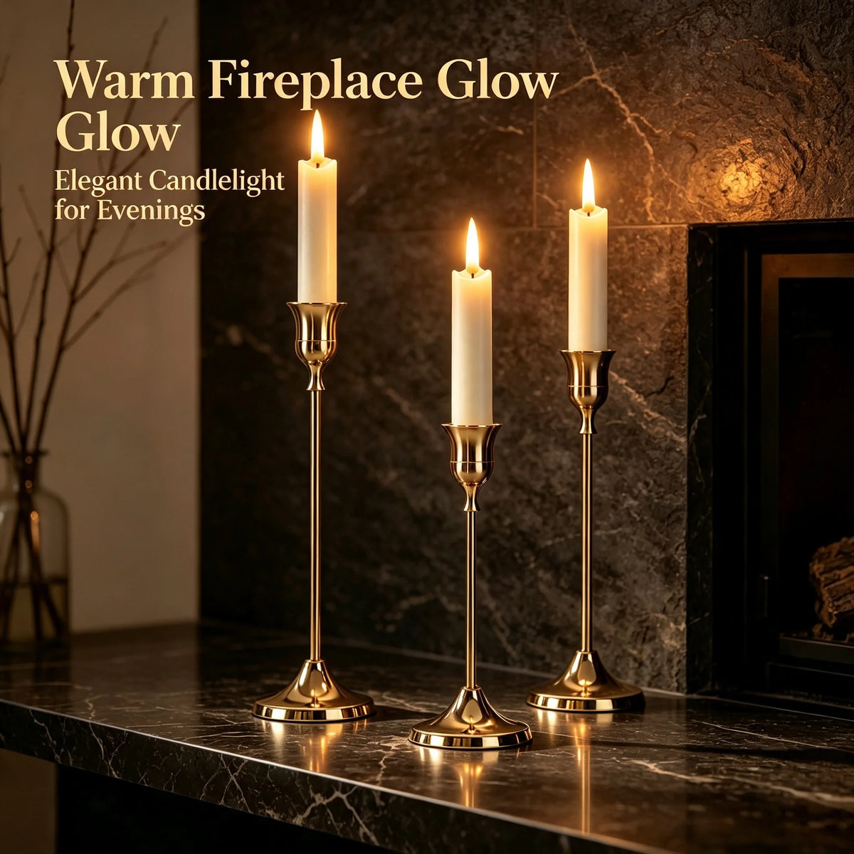 Wedding Decor Slim Stem Candle Holder Of Classic