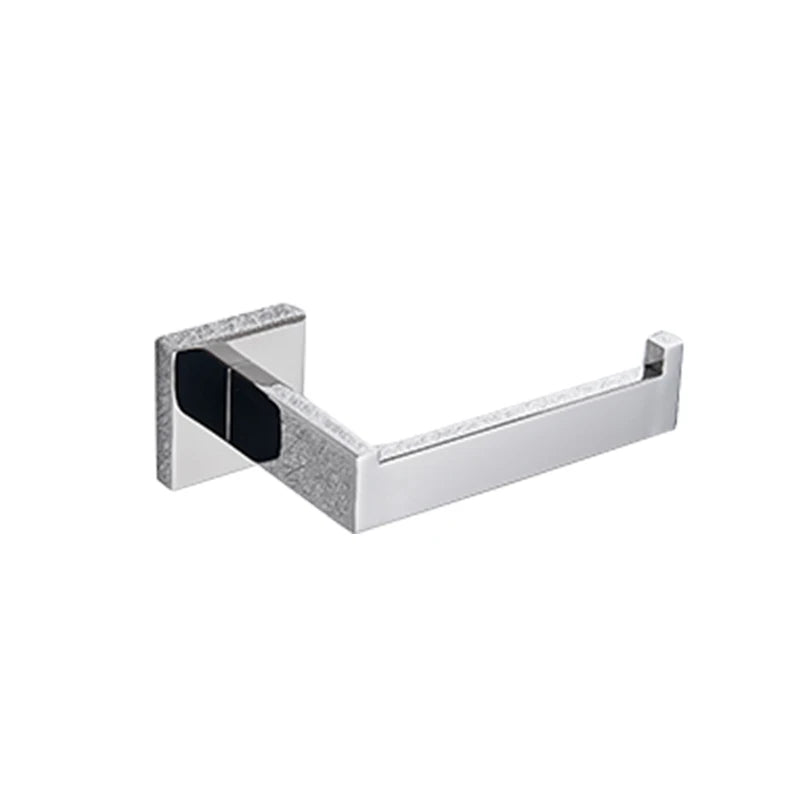 Chrome Stainless Steel Bathroom Hardware Bathrobe Shelf 40cm