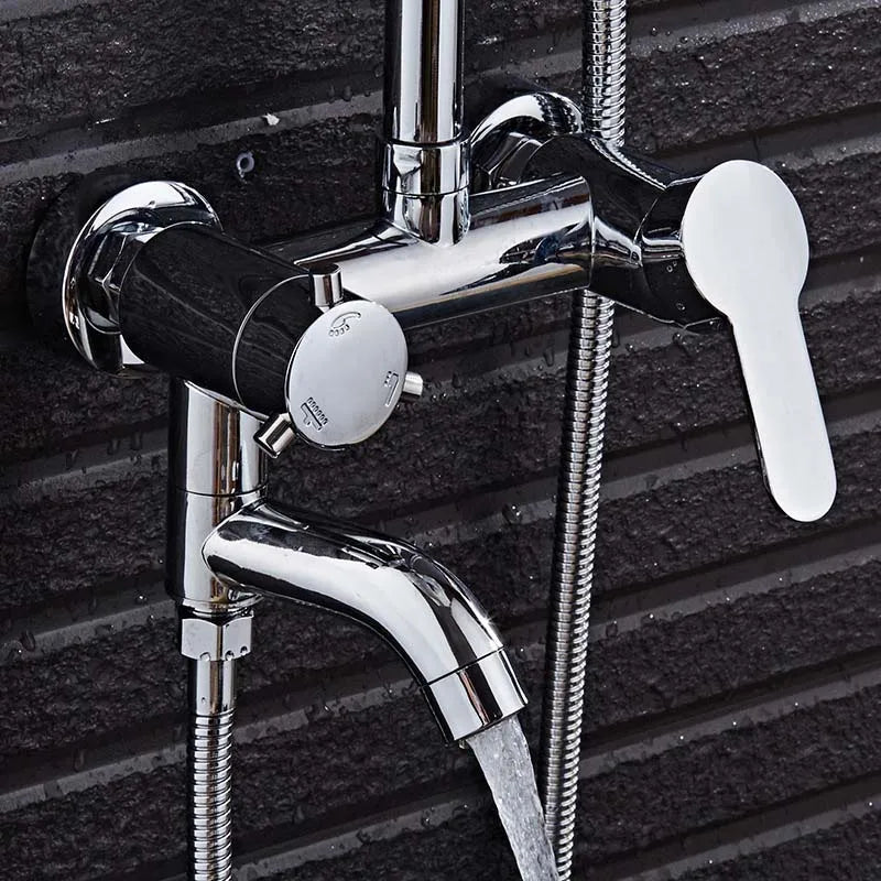 Bathroom Shower Faucet Bathtub Faucet Mixer Tap Chrome