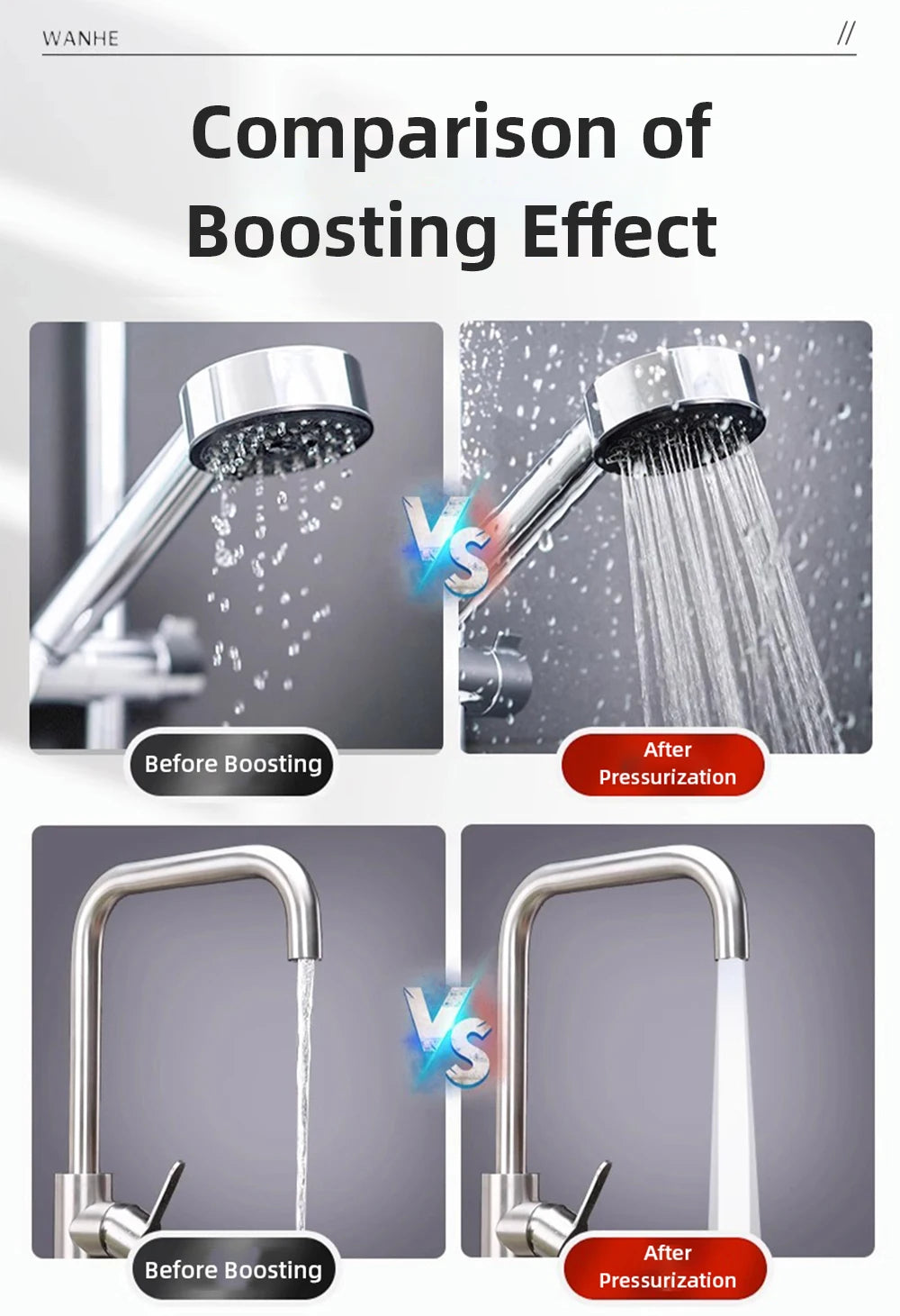 220v Digital Display Booster Pump Automatic Tap Water