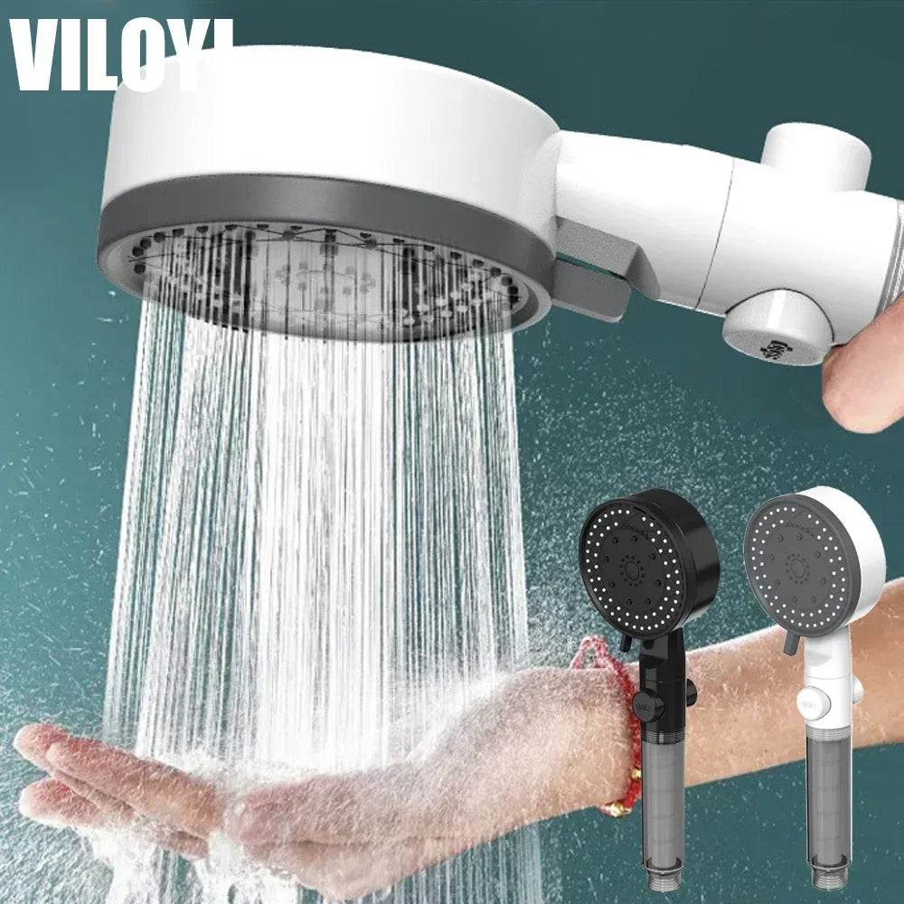 High Pressure Shower Head Handheld Bathroom Shower Filter