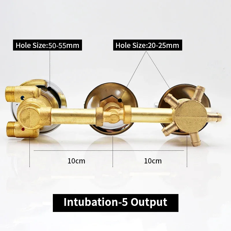 Thermostatic Shower Faucets 2/3/4 Outlet 10cm /12 5cm