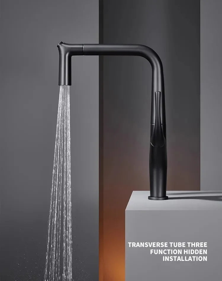 Faucet Pull Out Water Filter Tap Brass Crane