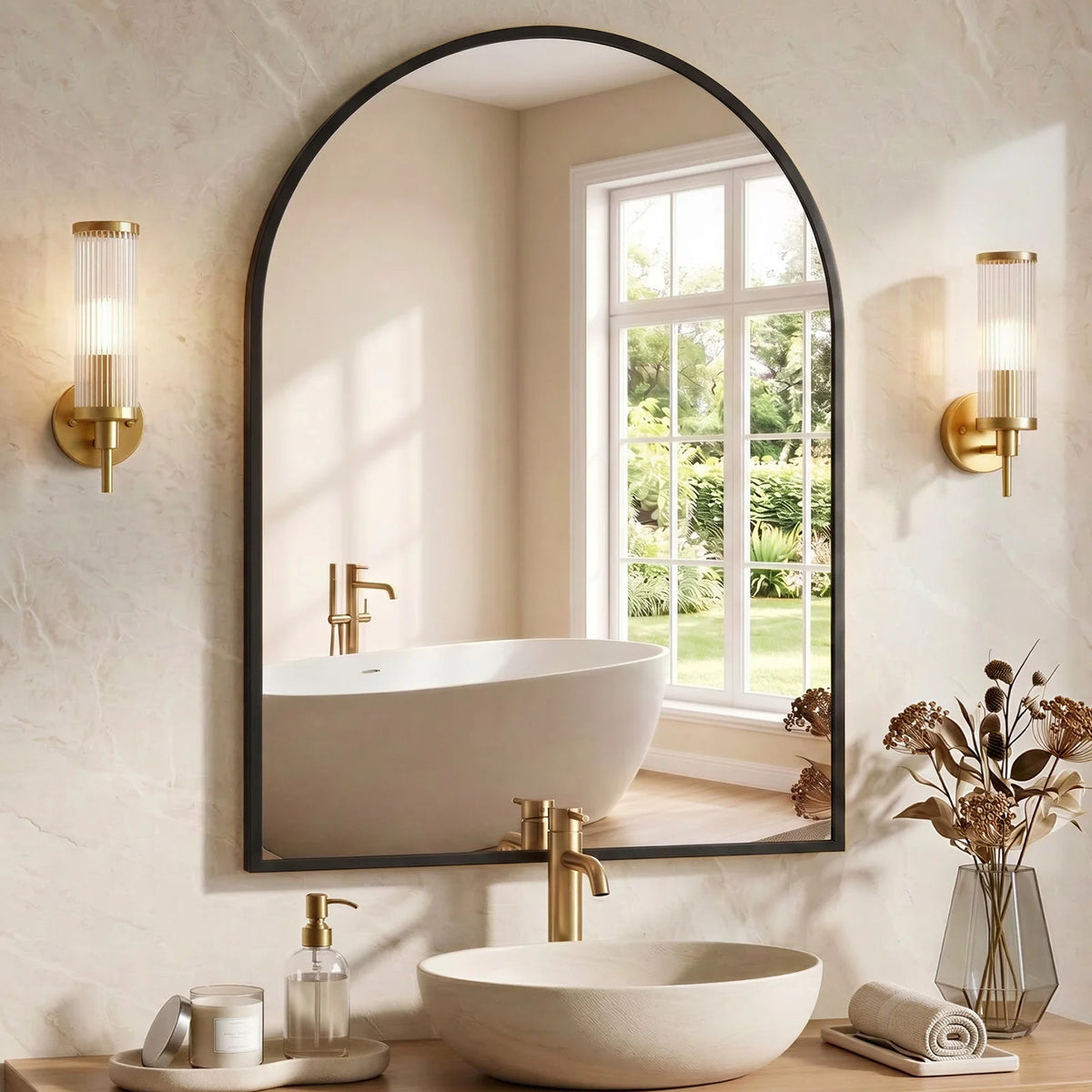 Mcq Arched Bathroom Mirror Or Over Sink Wall