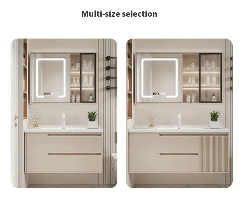 Modern Basin Bathroom Cabinet Combination Sink Minimalist