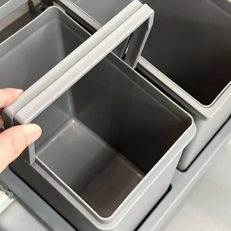 Sink Cabinet Door Connect Waste Bins Creative Waterproof