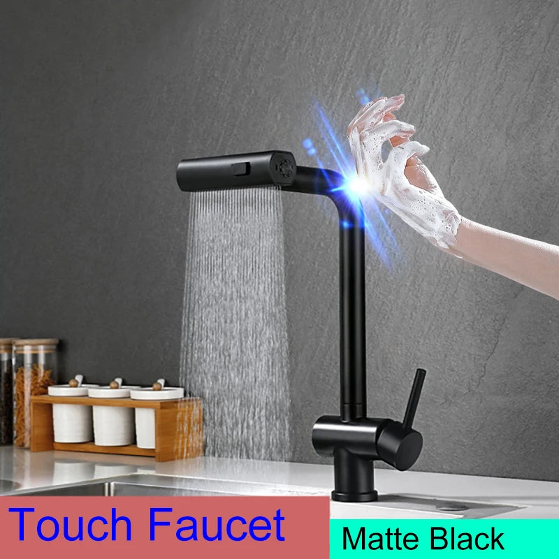 Fly Rain Touch Faucets 304 Stainless Steel Cold