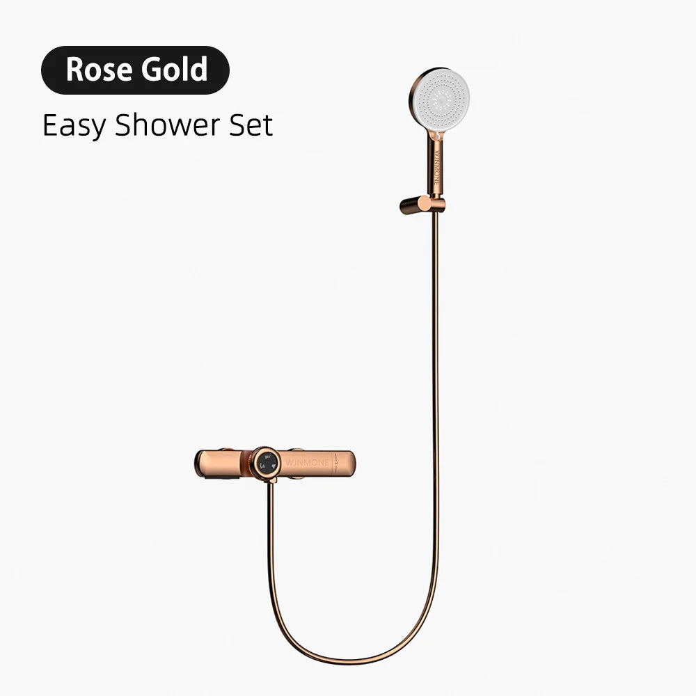 Luxury Solid Brass Smart Thermostatic Showers System Split