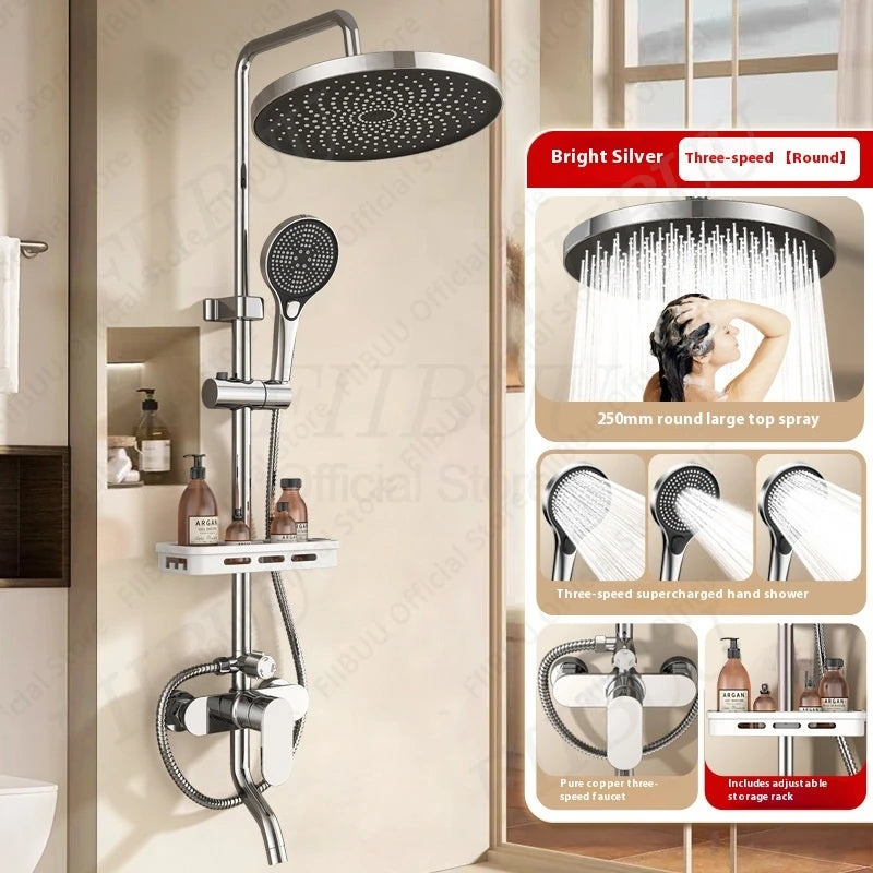Pressure Water Massage Shower Water Saving Shower System