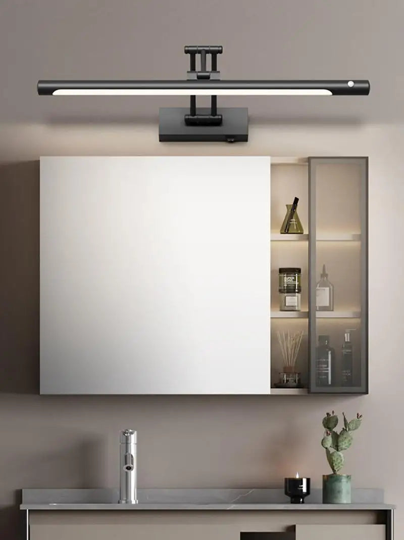 Motion Sensor Foldable Bathroom Mirror Wall Lamp Shower